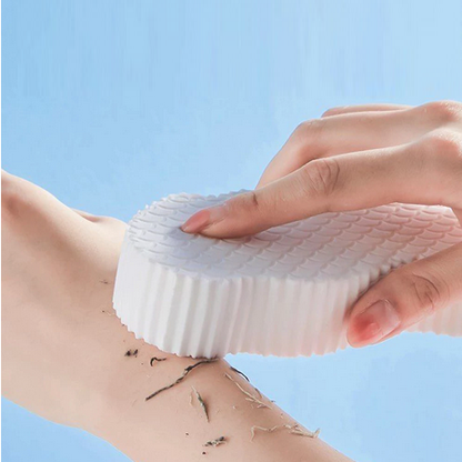 [2count]Magic Exfoliating Bath Sponge,3D Super Soft Exfoliating Bath Sponge,Skin Friendly and Reusable,Alternative to exfoliating Gloves,Random Color.