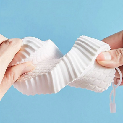 [2count]Magic Exfoliating Bath Sponge,3D Super Soft Exfoliating Bath Sponge,Skin Friendly and Reusable,Alternative to exfoliating Gloves,Random Color.